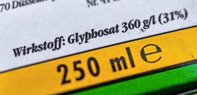 Glyphosat hat es zum umstrittensten He...t. Zu Unrecht, finden einige Experten.  | Foto:  DPA
