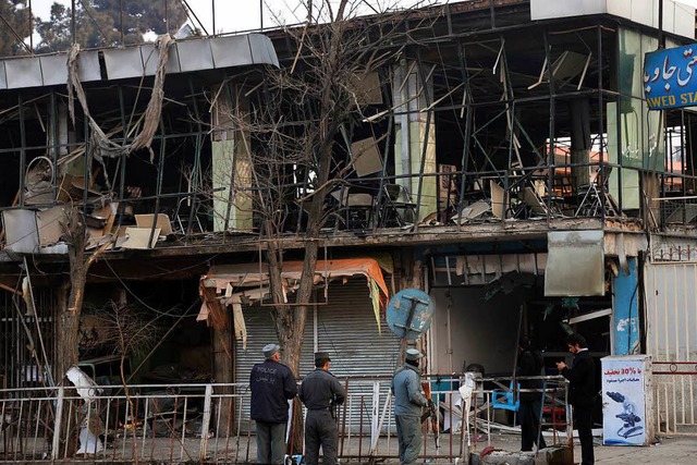 Wieder gab es einen Selbstmordanschlag...bude nach einem Anschlag Ende Januar.  | Foto: dpa