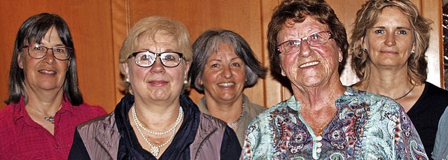 Der TV Laufenburg ehrte langjhrige Mi...s, Helga Oeschger und Susanne Mutter.   | Foto: Charlotte Frse