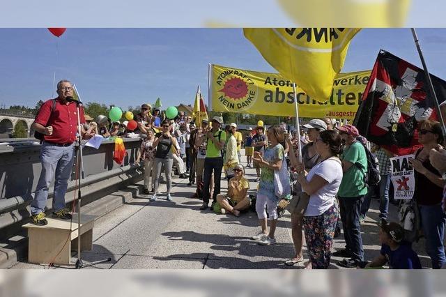 Protest gegen Schweizer Atompolitik