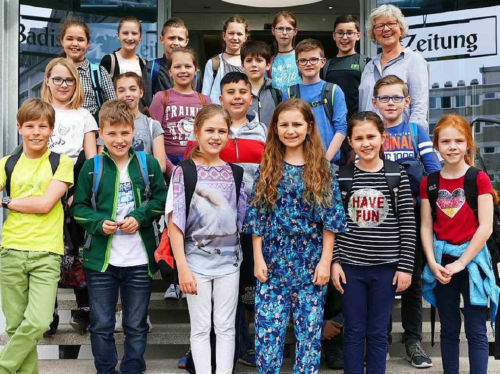 Klasse 4b der Johann-Heinrich-von-Landeck-Schule aus Bad Krozingen