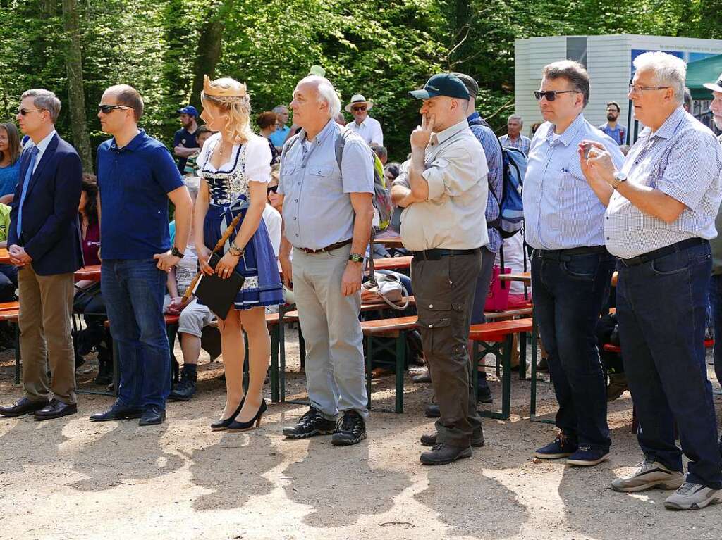 Im Rahmen der Heimattage Baden-Wrttemberg in Waldkirch fand im Wald beim Schtzenhaus Buchholz ein Waldtag mit mehr als 20 Stationen statt.