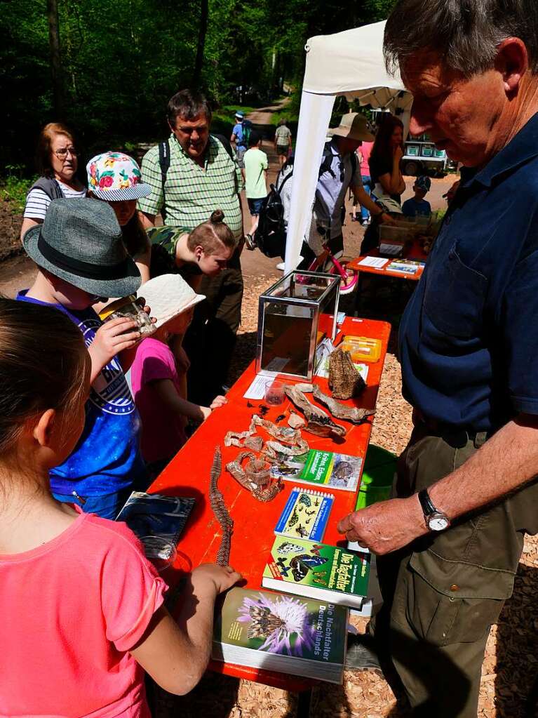 Im Rahmen der Heimattage Baden-Wrttemberg in Waldkirch fand im Wald beim Schtzenhaus Buchholz ein Waldtag mit mehr als 20 Stationen statt.