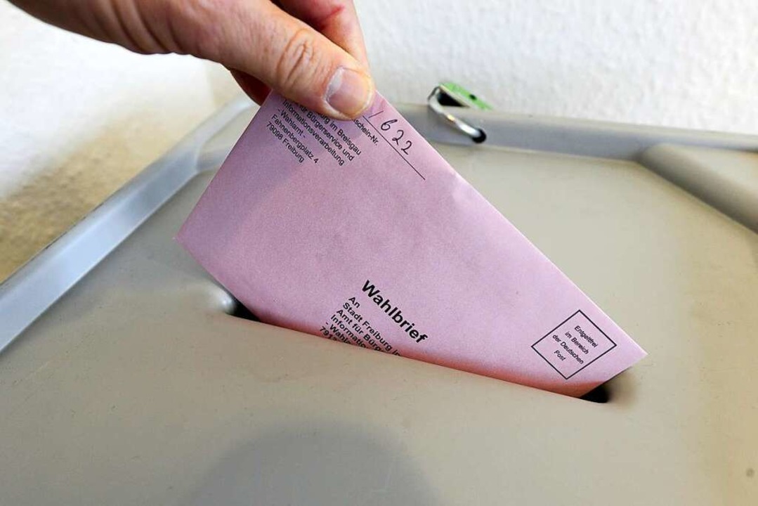 Auch Briefwahl ist beim zweiten Wahlga...ort seine Stimme abgeben (Archivbild).  | Foto: Ingo Schneider
