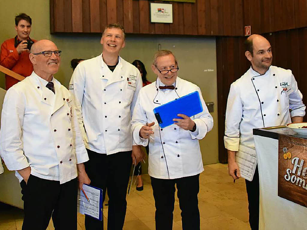 Die Mitglieder der Jury (von links): Armand Maier, Walter Georg Blust, Franz-Josef Koszinowsky und Alfred Boch