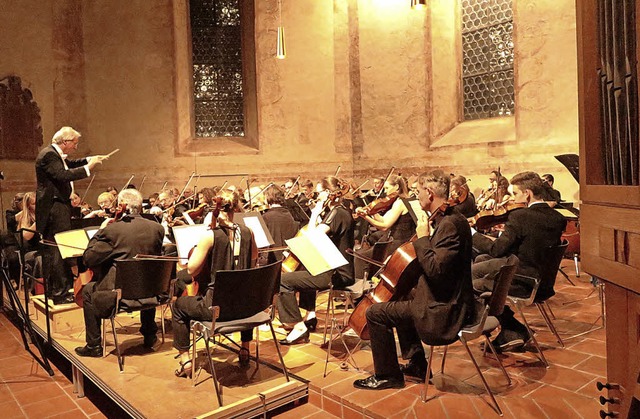Zum ersten Mal in der Martinskirche: d...orchester bei seinem Frhjahrskonzert   | Foto: Beatrice ehrlich