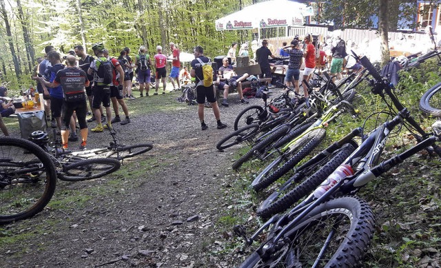 Mountainbike-Tag des Schwarzwaldvereins am Sonntag auf der Lahrer Htte   | Foto: Christian Kramberg