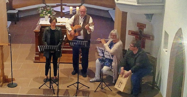 Beim &#8222;anderen Gottesdienst&#8220...ie (nicht auf dem Bild) Sabine Schn.   | Foto: privat