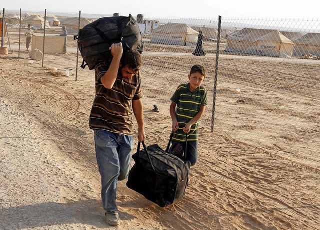 Syrische Flchtlinge in Jordanien   | Foto: dpa