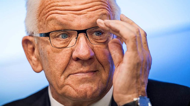 Ist verrgert, will aber mit der Union...inisterprsident Winfried Kretschmann   | Foto: dpa