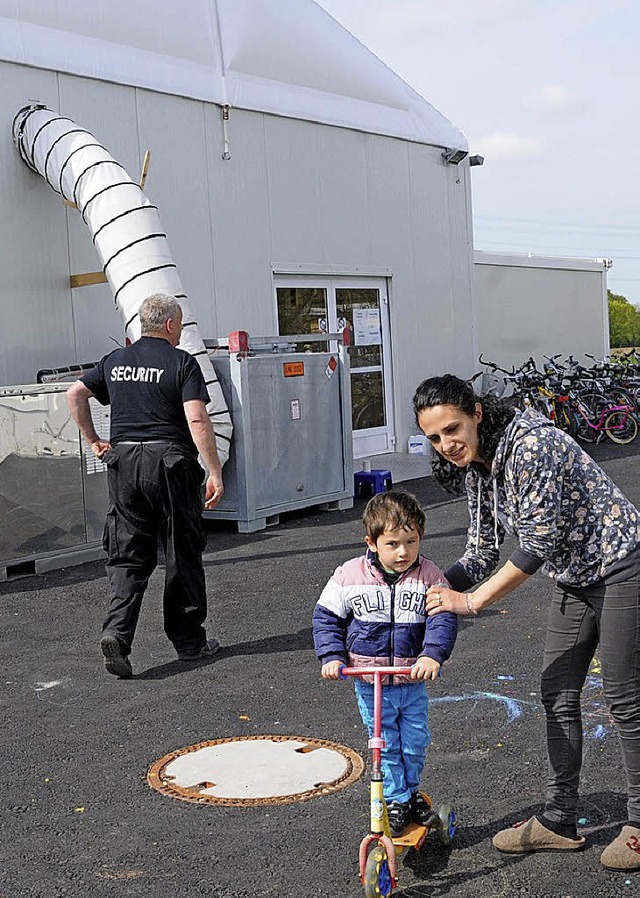 Ob die Container der Steinener Gemeins...net sind, bezweifelt das Landratsamt.   | Foto: Robert Bergmann