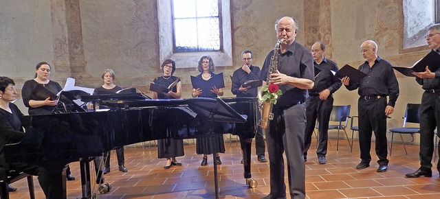 Das Ensemble 17 gab in der Martinskirc...; Klagelieder in alter und neuer Zeit.  | Foto: Bianca Flier