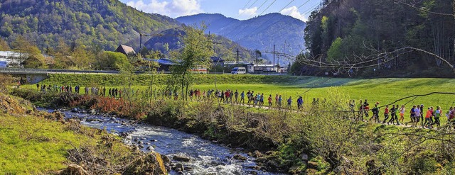 Wasserlauf an der Wiese entlang von der Wiesequelle bis nach Basel    | Foto: J0chen Bitzenhofer