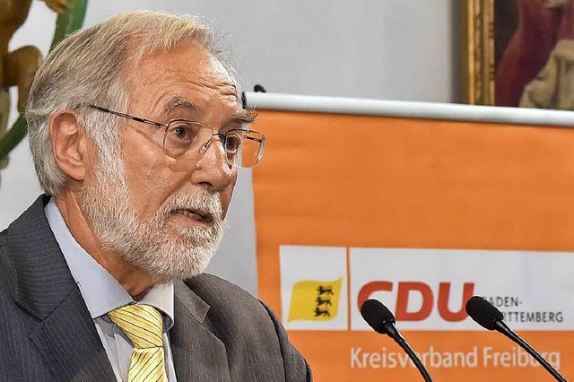 CDU-Kreisvorsitzender Peter Kleefass g...e Stadt gut fhren knne (Archivbild).  | Foto: Thomas Kunz
