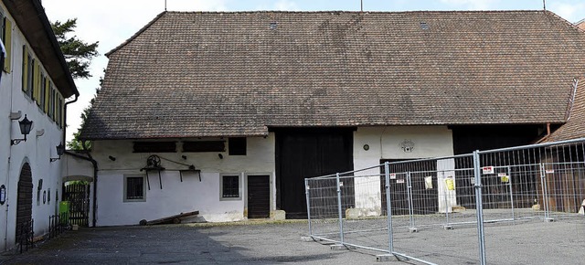 Die alte Scheune im hinteren Teil des ...einshauses mit einem groen Saal sein.  | Foto: rita Eggstein