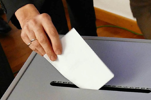 Im Gemeinderat in Staufen selten in Gebrauch: Die Wahlurne  | Foto: Hans-Peter Mller