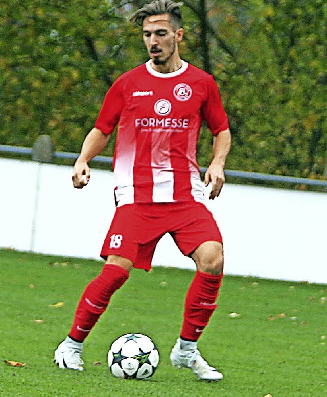 Fuballer mit Torinstinkt: der Lffinger Kevin Hoheisel  | Foto: Reinhardt