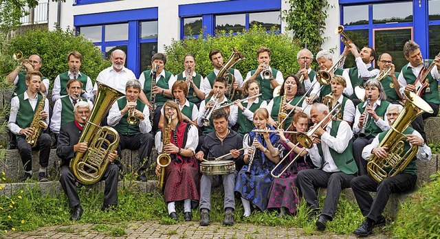 Der Musikverein Wittnau spielt auf.  | Foto: MV Wittnau