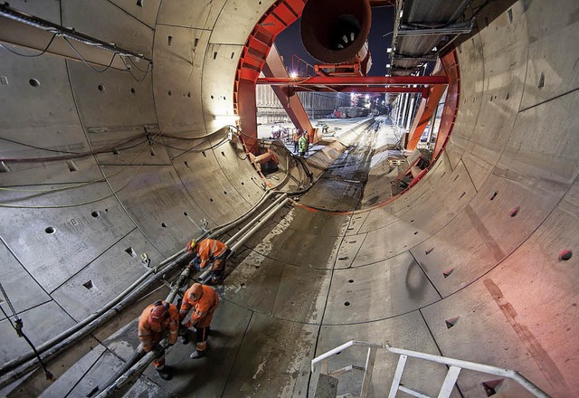 Imposanter Bau: eine der Tunnelrhren in Tschechien.   | Foto: Herrenknecht