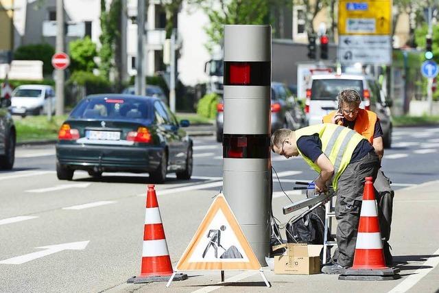 Zwei neue Blitzer berwachen den Freiburger Straenverkehr