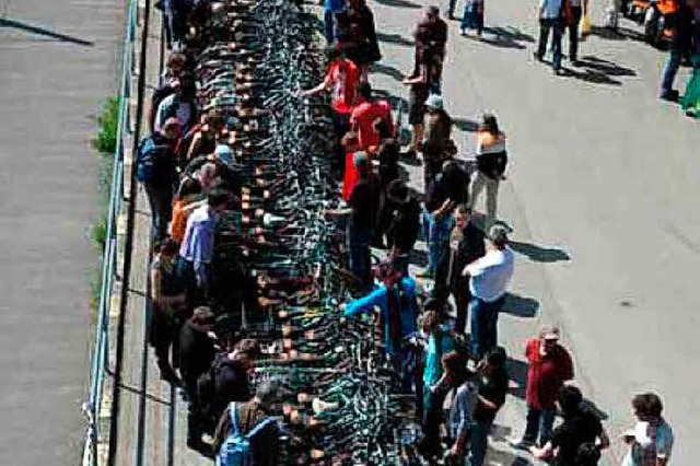 ber 150 gefundene Fahrrder gibt es am Samstag zu ersteigern.  | Foto: fudder.de
