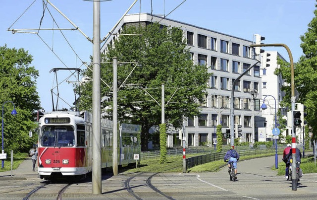 Bislang fhrt die Stadtbahnlinie 5 vom...klinie ab Anfang 2019 Vergangenheit.    | Foto: Ingo Schneider