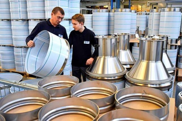 Firma in Rheinfelden fertig Edelstahlbehlter und Handling-Systeme