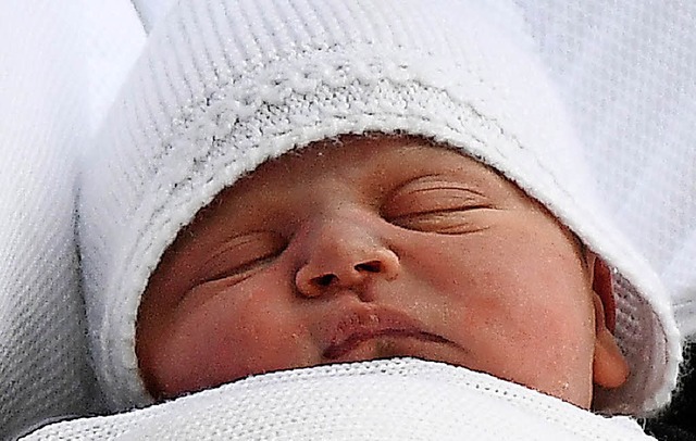 Hier trumt Prinz Louis von Cambridge.   | Foto: AFP