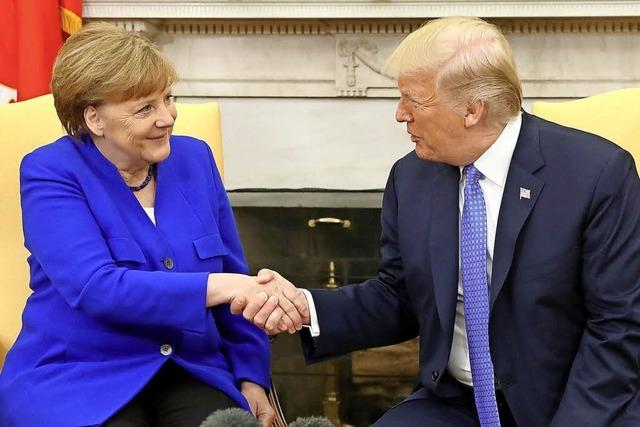 Trump fordert von Merkel mehr Geld fr Rstung