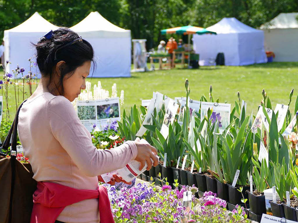 Die Gartenmesse bietet Vielfalt fr Gartenfreunde an rund 90 Stnden.