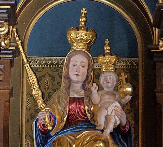 Maria Himmelsknigin, im Altar der Hrnlebergkapelle.   | Foto: N.Bayer