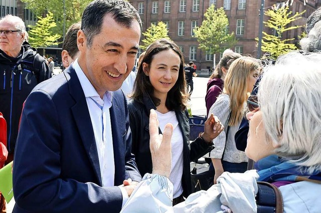 Cem zdemir in Freiburg  | Foto: Thomas Kunz