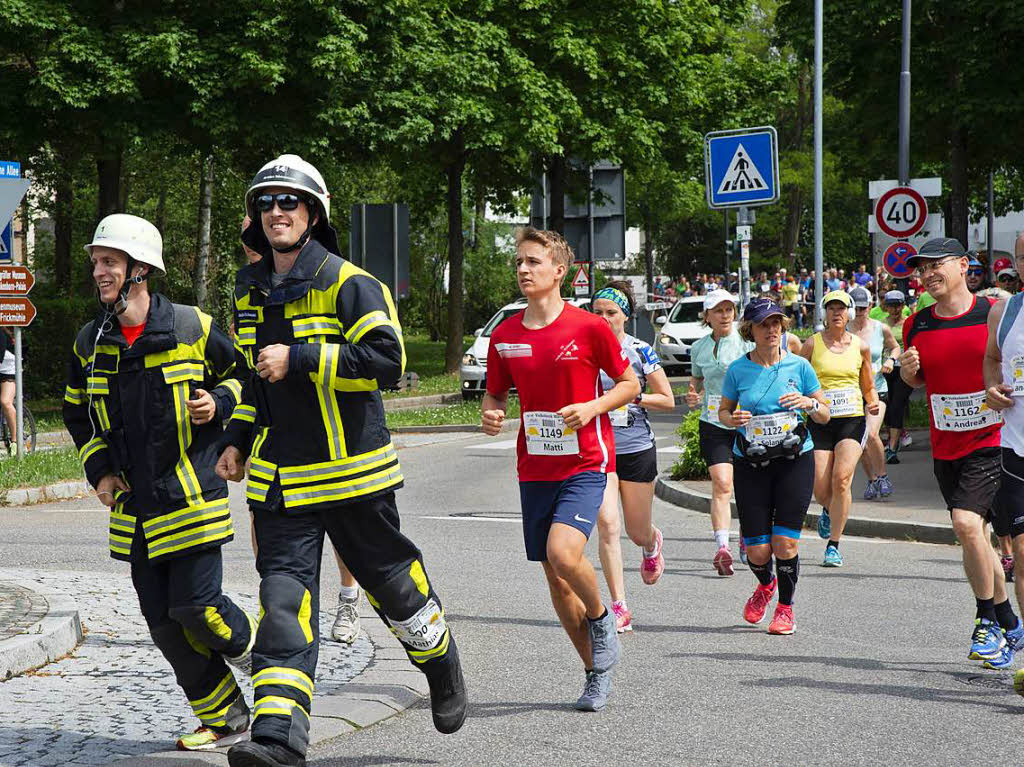 Tolle Stimmung herrschte beim 18. Mllheimer Genusslauf.