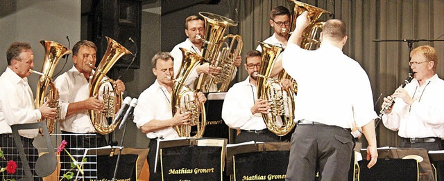 Egerlnder-Gold, traditionelle Blasmus...d Mhren,  fllte die Wolfwinkelhalle.  | Foto: Gert Brichta