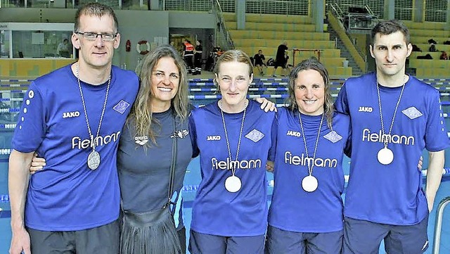 Das erfolgreiche Lahrer Masters-Team (...-Oberle, Kim Stber und  Eugen Leier.   | Foto:  Verein