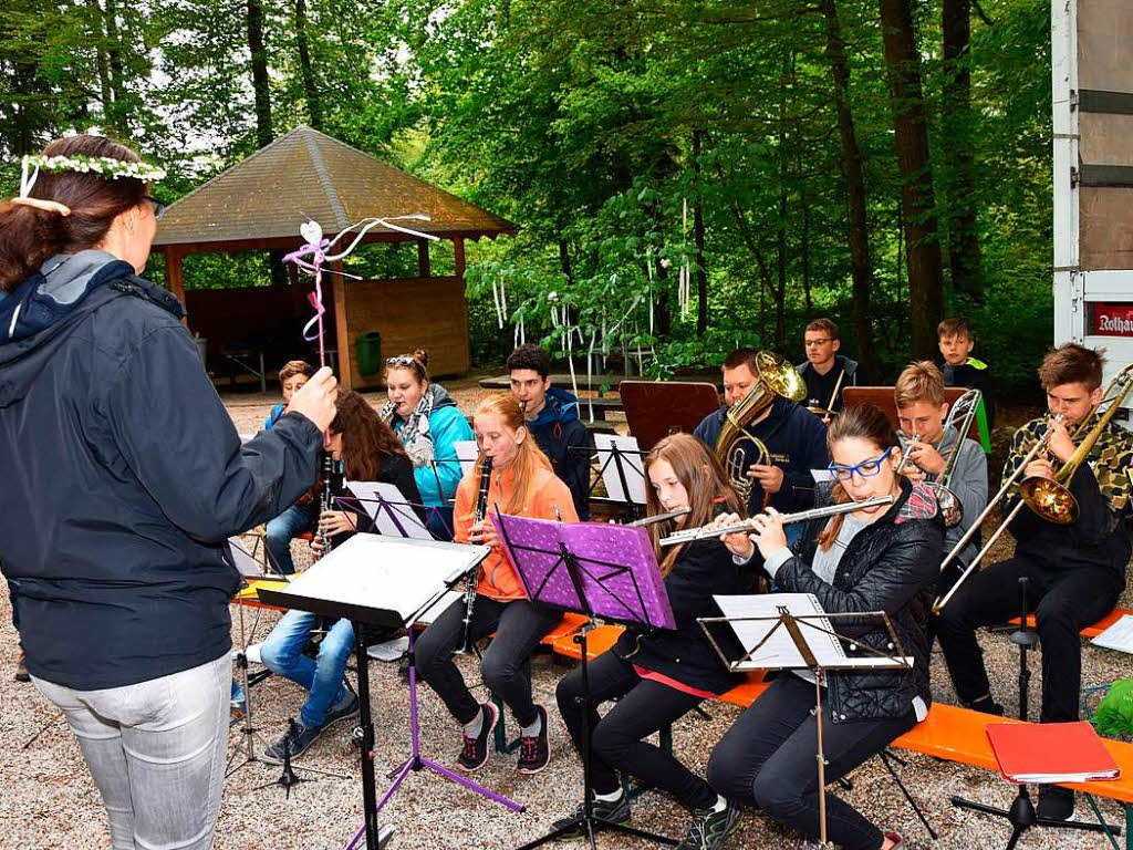 Das Jugendorchester Herten hab ein Waldkonzert