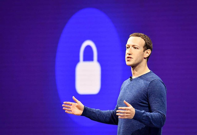 Am Dienstag gab Facebook-Chef Mark Zuc...kgreifen will,  blieb zunchst unklar.  | Foto: AFP