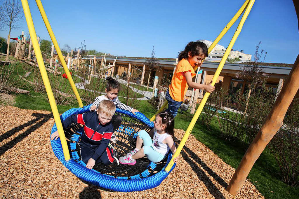 Wie arbeitet der Kindergarten mitten auf der Landesgartenschau? - Lahr