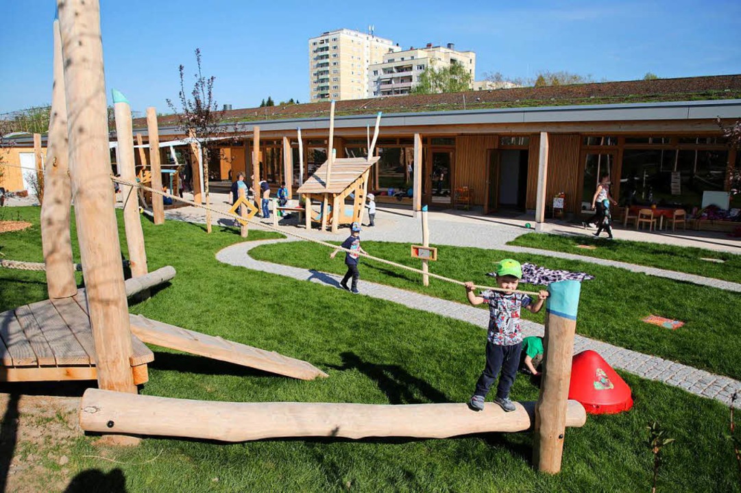 Wie arbeitet der Kindergarten mitten auf der Landesgartenschau? - Lahr