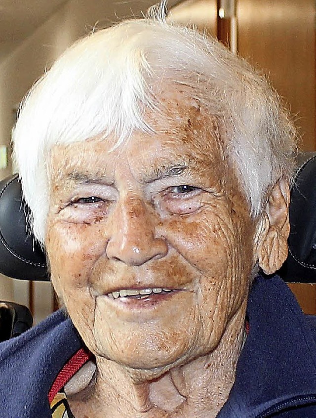 Am Freitag, 4. Mai, kann Maria Weiler ...ngin auf 95 Lebensjahre zurckblicken.  | Foto: Christa Maier