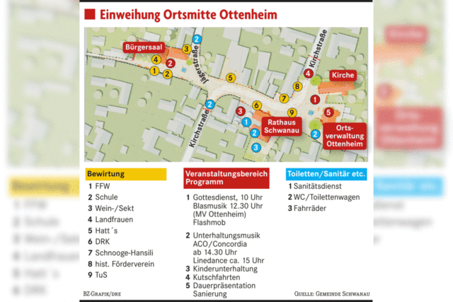 Ottenheimer feiern ihre neue Ortsmitte