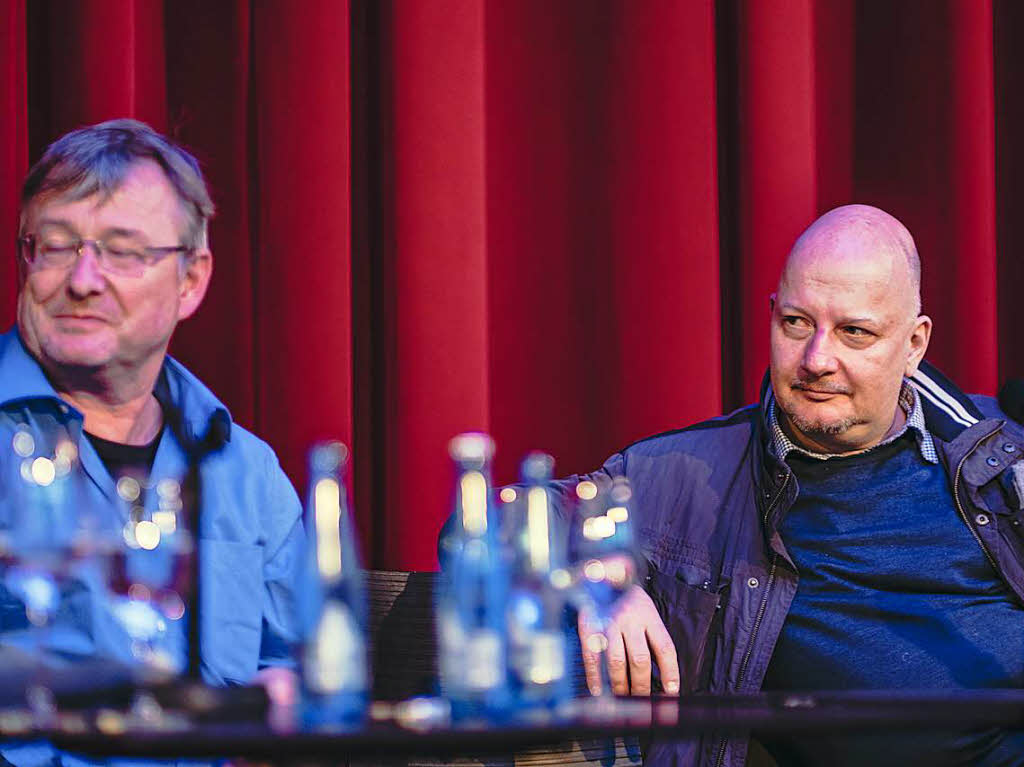 Chefdramaturg Rdiger Bering (links) und Holger Kunkel