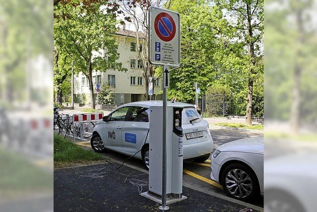 Zehn neue Ladesulen fr Elektroautos in Basel