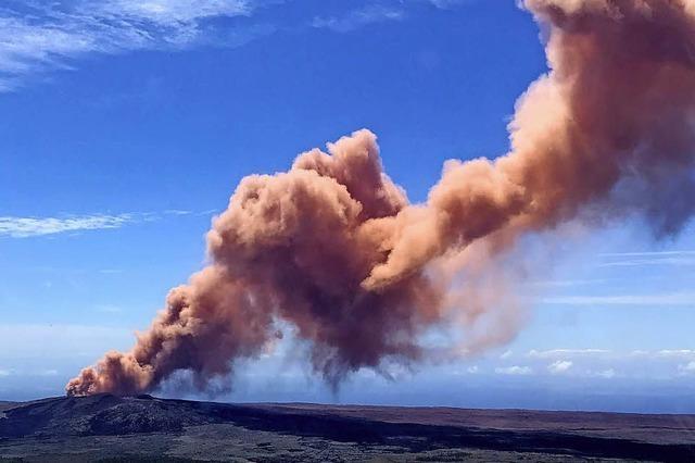 Vulkan Kilauea auf Hawaii bricht aus