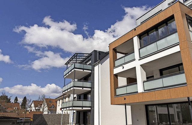 Moderne Fassaden  signalisieren bei de...anlage  einen hohen Qualittsstandard.  | Foto:  Privat