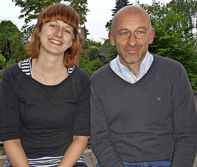 Gemeinsam machen lange Touren am meist...a Schmkel und ihr Vater Michael Ewen.  | Foto:  tja