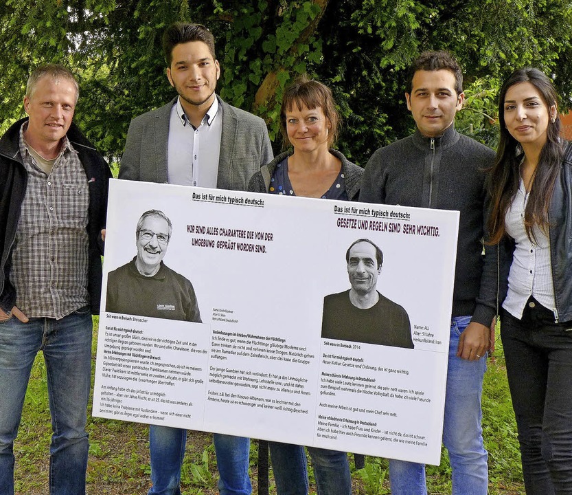 Sie haben das Projekt ins Leben gerufe...chner, Milad Adrah und Roula Younes.   | Foto:  Ute Schler