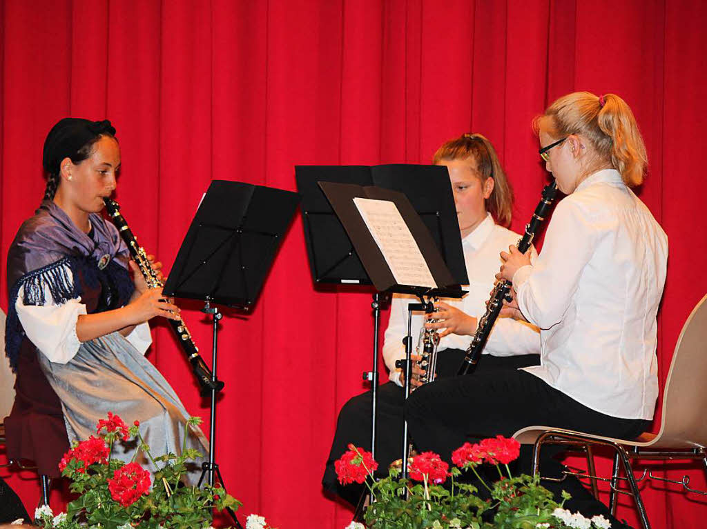 Klarinetten-Trio der Musikschule Mittleres Wiesental