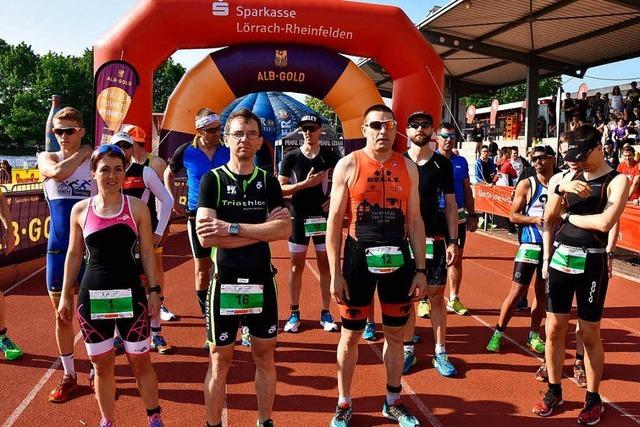 Fotos: Triathlon in Rheinfelden