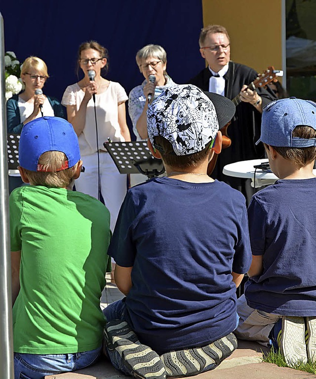 Musik zur Einweihung  | Foto: Benedikt Sommer